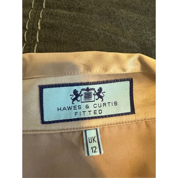 Hawes & Curtis Fitted Womens Silk Blouse Size 12 - Picture 3 of 3